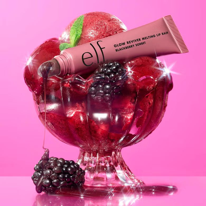 Elf | Glow Reviver Melting Lip Balm | Blackberry Sorbet (Bálsamo para labios)