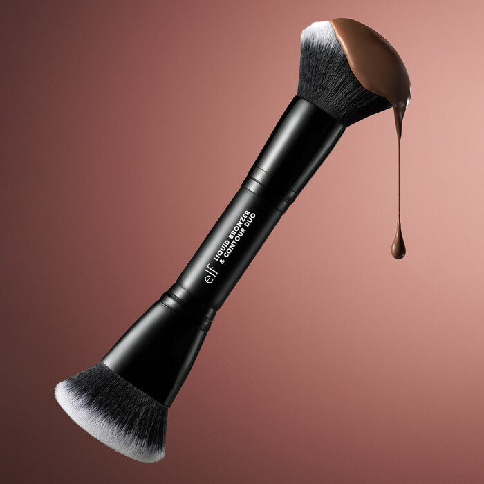 Elf Liquid Bronzer & Contour Duo Brush