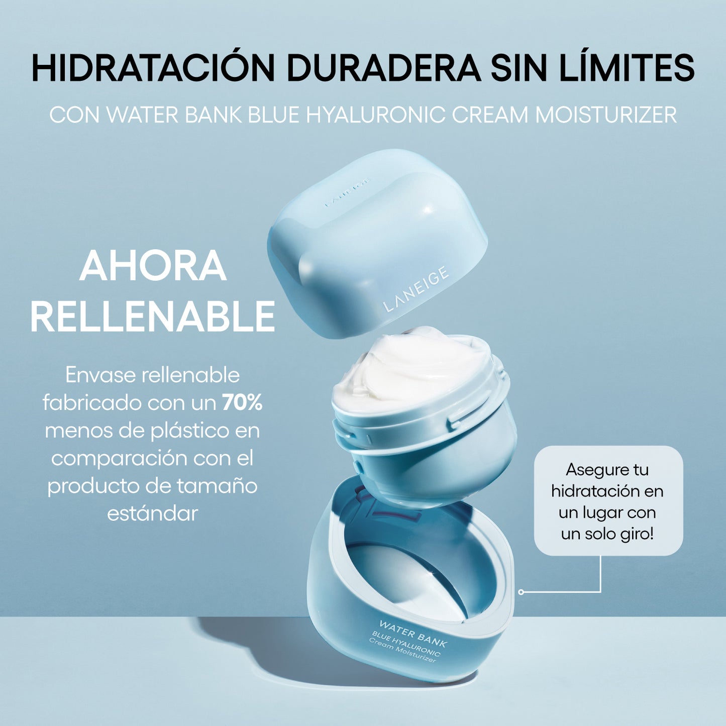 Laneige | Water Bank Skin care (Crema Hidratante con Ácido Hialurónico)