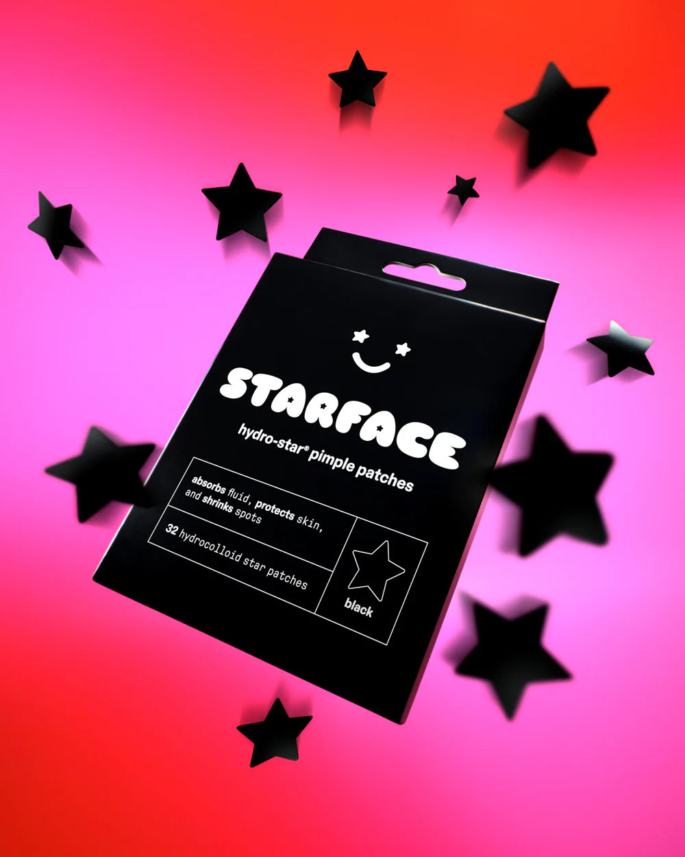 Starface | Hydro-Star Pimple Patches | Black 32 pzs