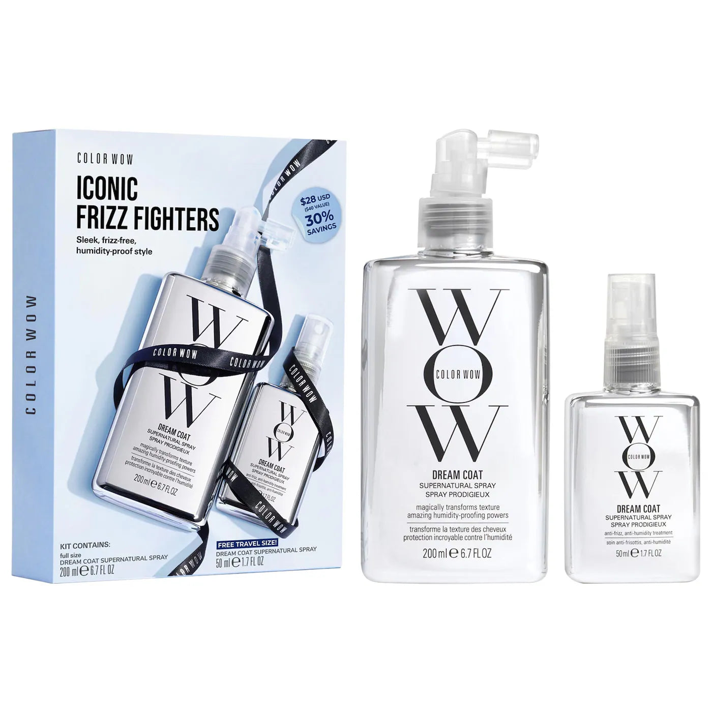 Color WOW Dream Coat Iconic Frizz Fighters Hair Duo Value Set