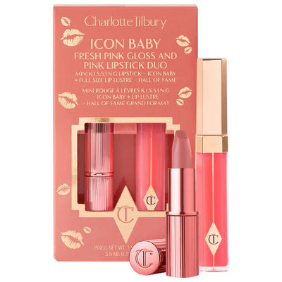KISSING Lipstick and Lip Gloss Duos - Icon Baby (kit)