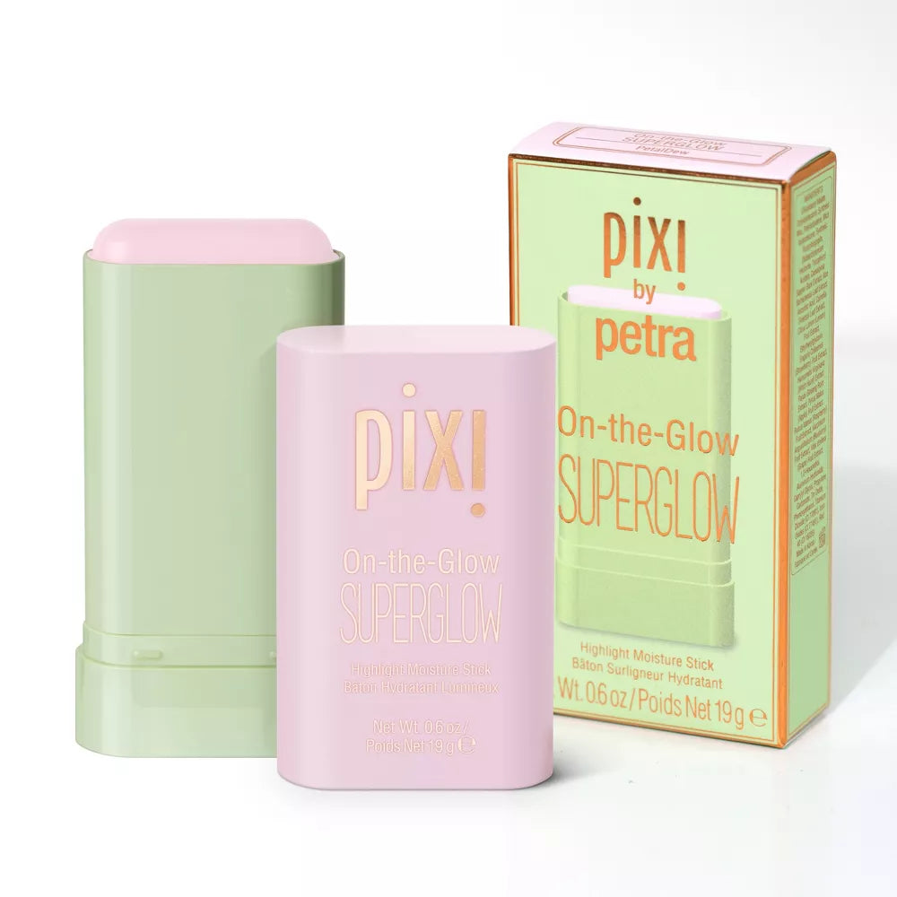 Pixi | On the Glow Super Glow Highlight Moisture Stick | Petal Dew