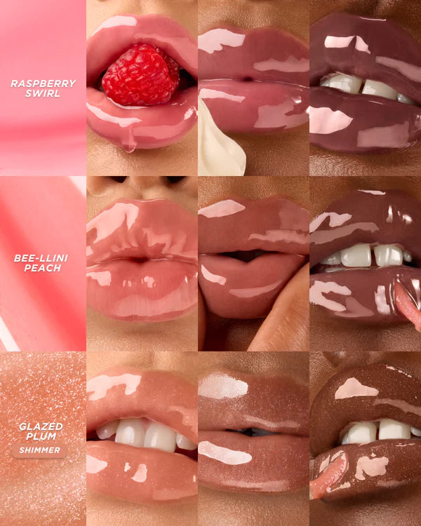 Honey Infused Hydrating Lip Oil Gisou Glazed plum (Limited Edition)