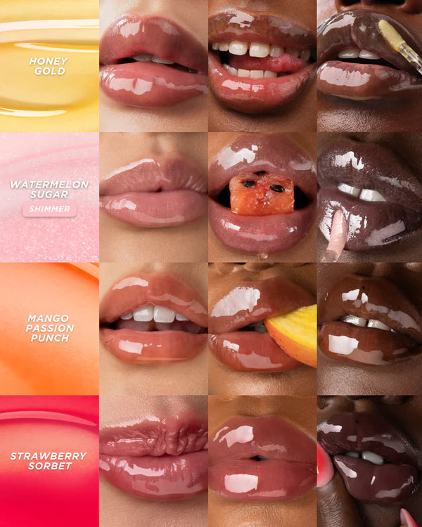 Honey Infused Hydrating Lip Oil Gisou Glazed plum (Limited Edition)