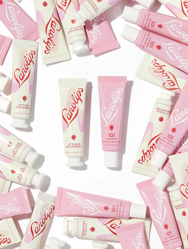 Lanolips | 101 Ointment Strawberry Mini Lip Scrub & Balm Duo