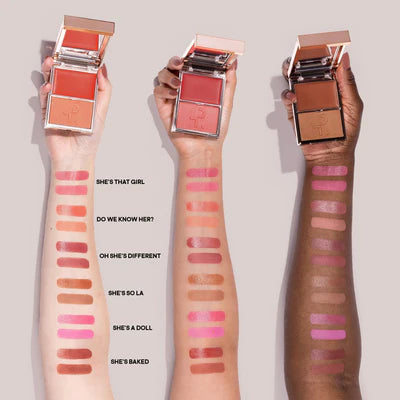 Major Headlines Double Take Creme & Powder Blush Duo - She's Vibrant