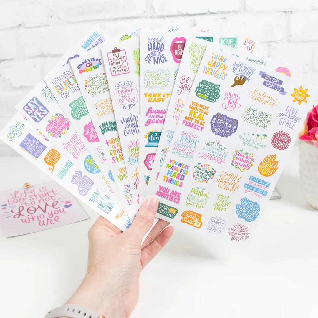 Bloom | Inspirational quotes sticker pack