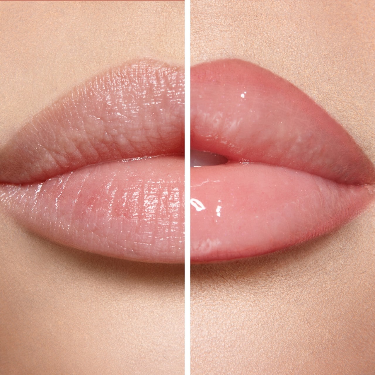 Mini Glossy Pink Lip Gloss + Lip Liner Set Fresh Pink