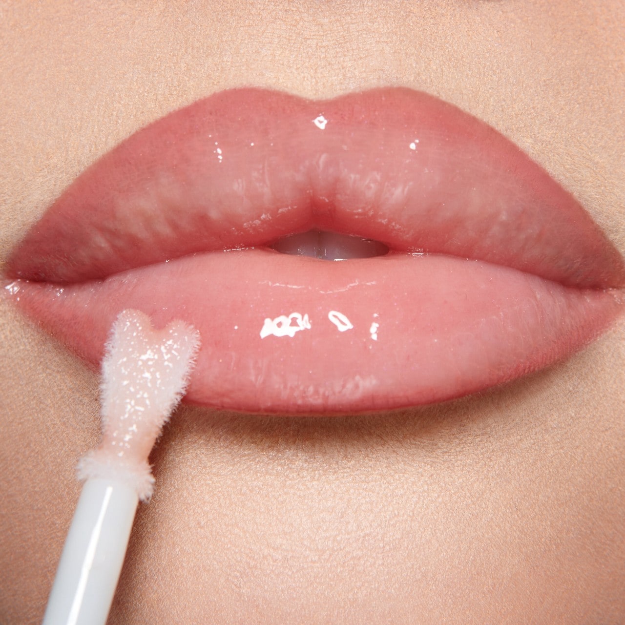 Mini Glossy Pink Lip Gloss + Lip Liner Set Fresh Pink