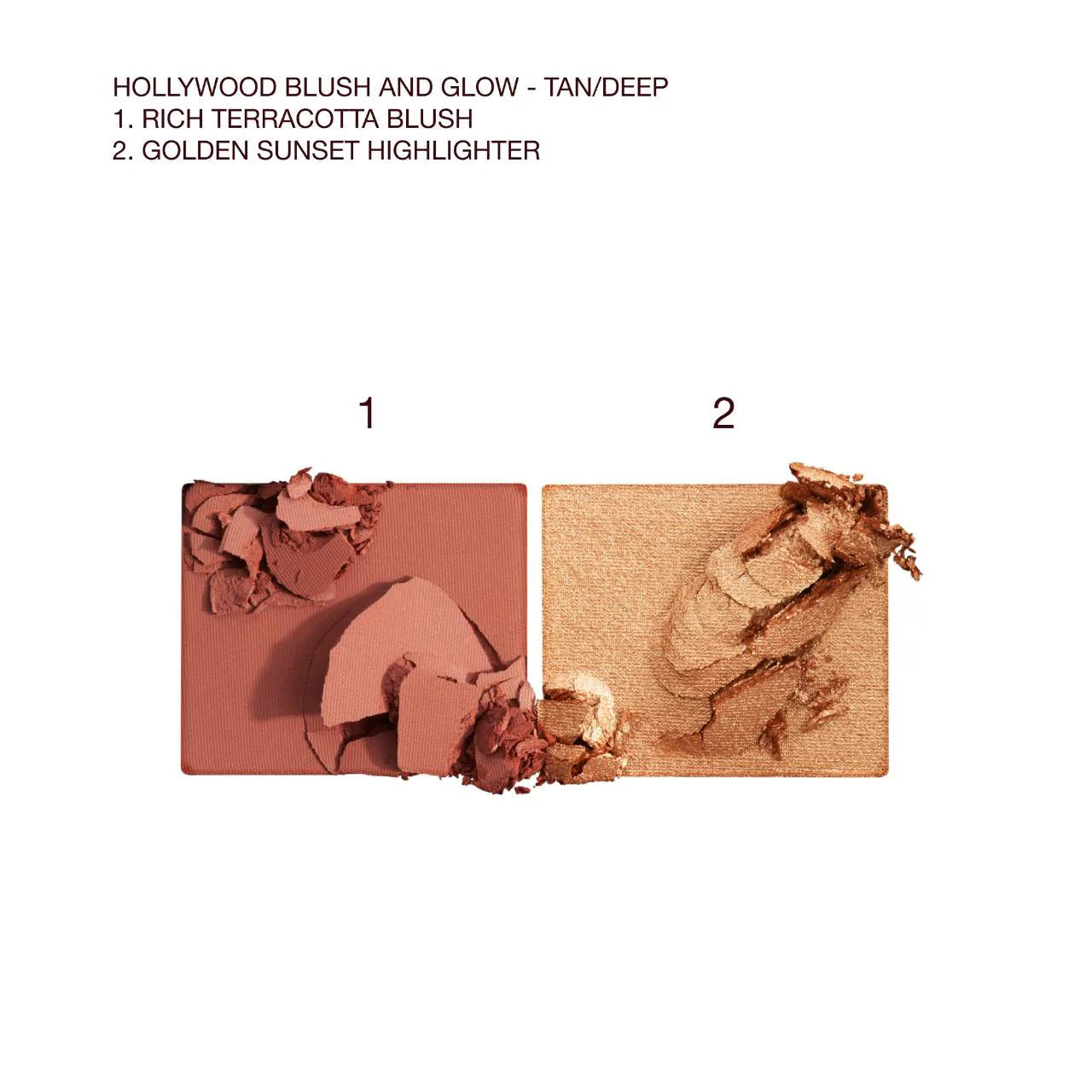 Mini Hollywood Blush & Glow Palette Tan / Deep