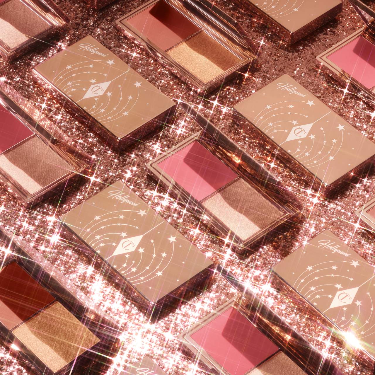 Mini Hollywood Blush & Glow Palette Tan / Deep