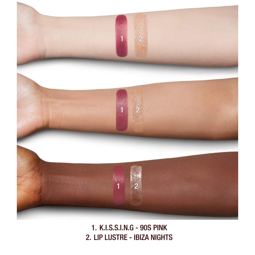 KISSING Lipstick and Lip Gloss Duos 90's Pink