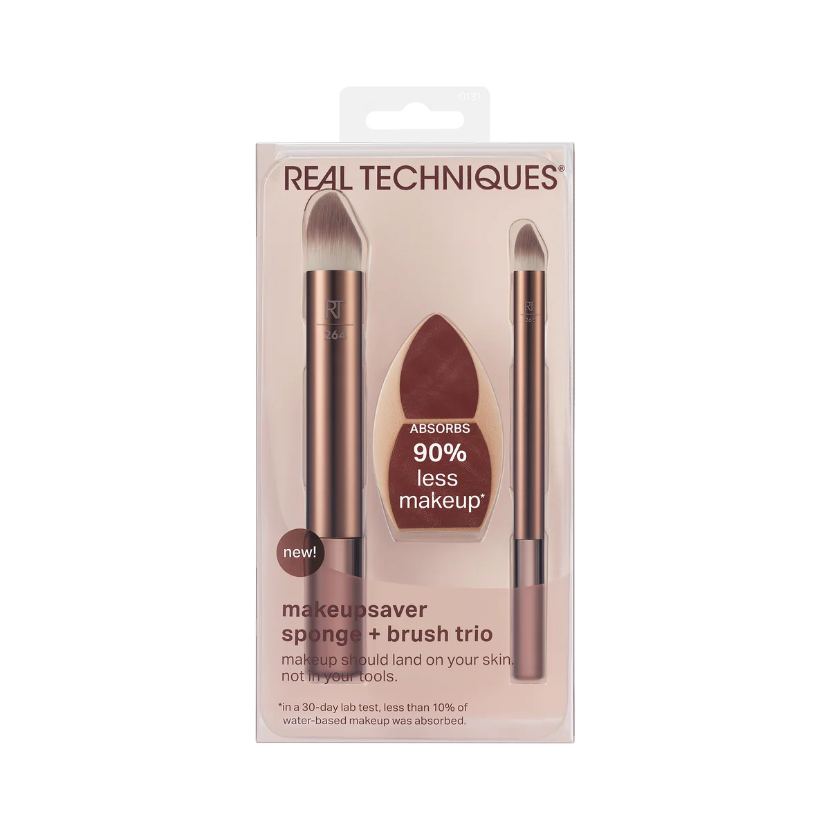 Real Techniques Makeup saver sponge + brush trio