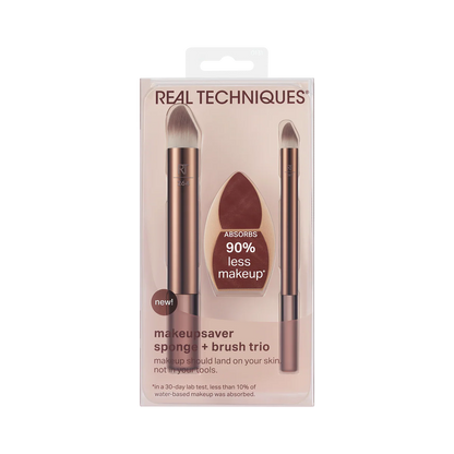 Real Techniques Makeup saver sponge + brush trio