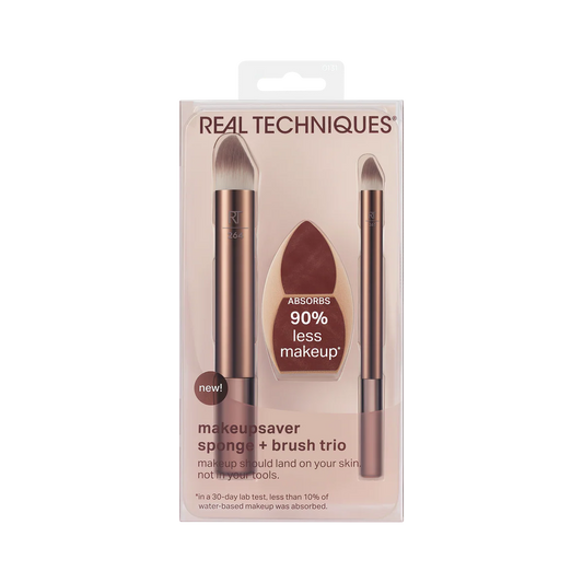 Real Techniques Makeup saver sponge + brush trio