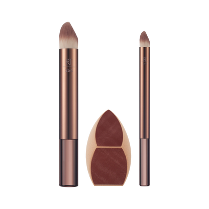 Real Techniques Makeupsaver Blending Sponge + Makeup Brush Trio