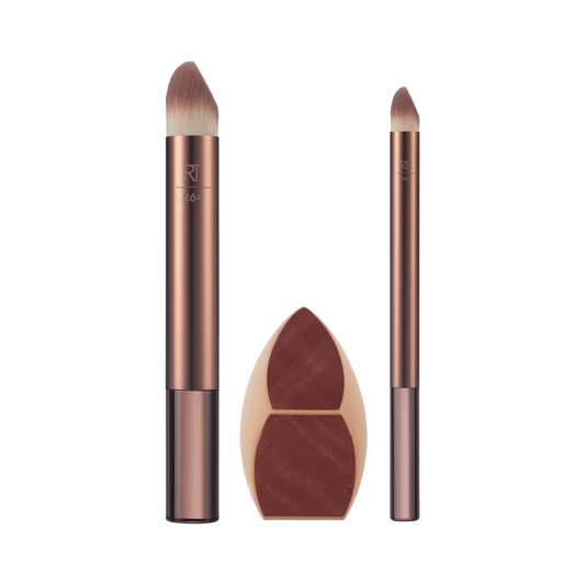 Real Techniques Makeupsaver Blending Sponge + Makeup Brush Trio