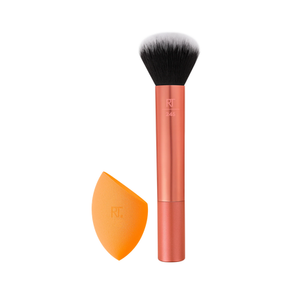 Real Techniques Everything Blending Makeup Brush + Sponge Duo