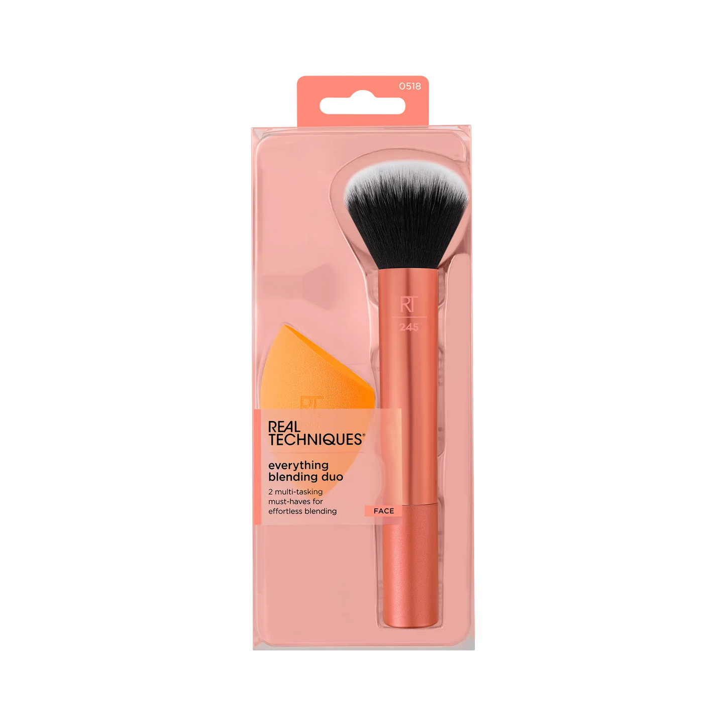 Real Techniques Everything Blending Makeup Brush + Sponge Duo