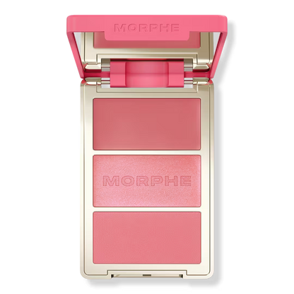 Morphe | Cheek Thrills Multi-Finish Face | Trio Cabana Club (Trío facial de acabado múltiples Club Cabanda)