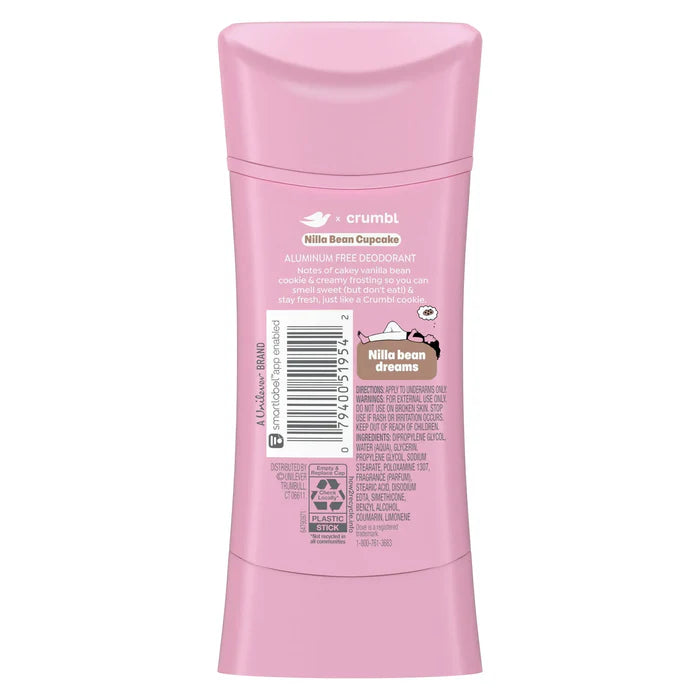 Dove Crumbl	72h Deodorant | Nilla Bean Cupcake