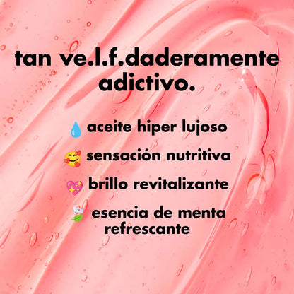 Elf | Glow Reviver Lip Oil | It's giving Guava