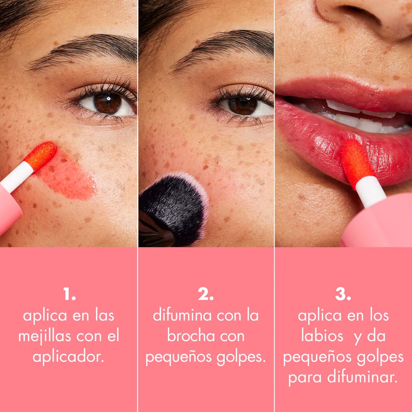 Elf | Sheer For It Blush Lip + Cheek Tint | Orange Crush (Tinta labios, mejillas y parpados)