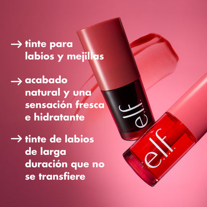 Elf | Sheer For It Blush Lip + Cheek Tint | Orange Crush (Tinta labios, mejillas y parpados)