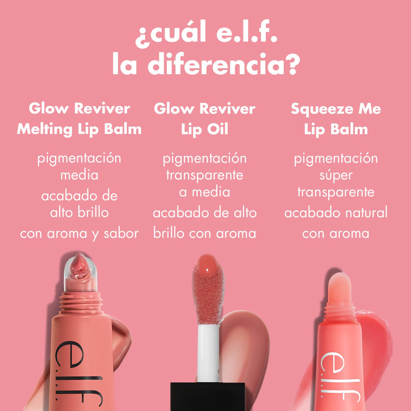 Elf | Glow Reviver Melting Lip Balm | Strawberry Shortcake (Bálsamo Hidratante)