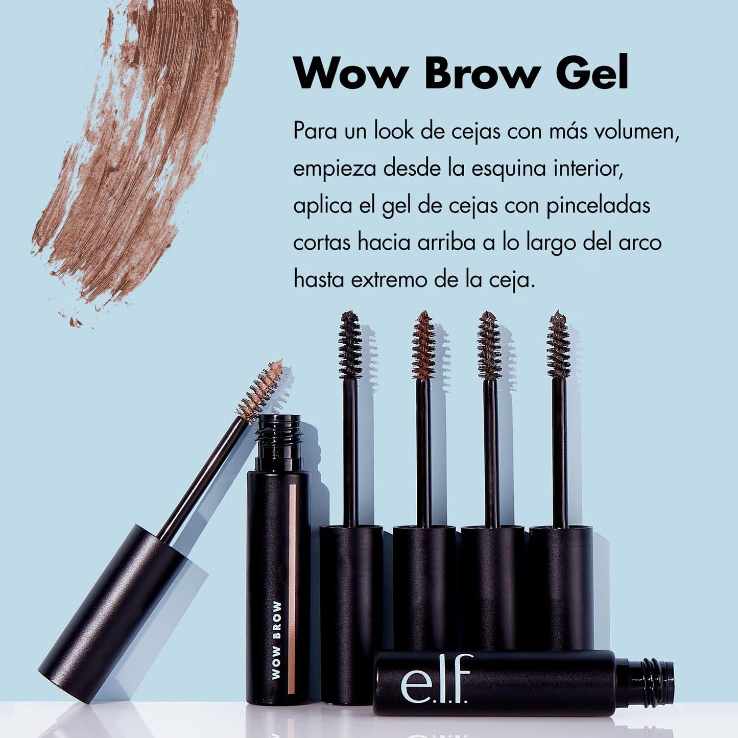Elf | Wow Brow Gel | Brunette (Gel para cejas con color)