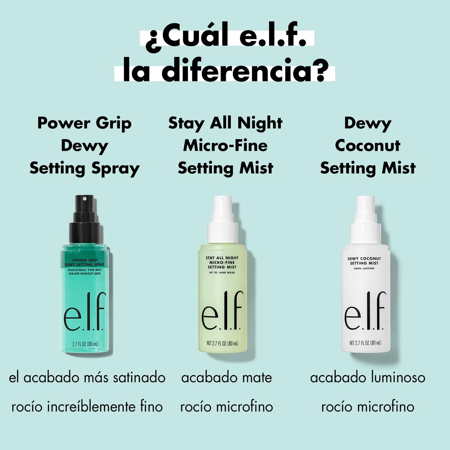 Elf Power Grip Dewy Setting Spray Green