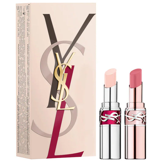 New YSL | Yves Saint Laurent Lip Gloss Stick & Tinted Lip Balm Gift Set