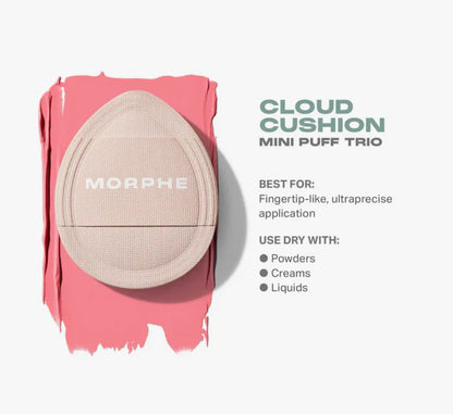 Morphe Cloud Cushion Mini Puff Trio
