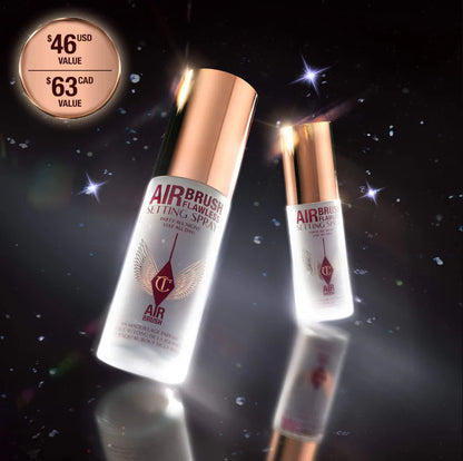 Charlotte Tilbury | Mini Airbrush Flawless Setting Spray Duo Set