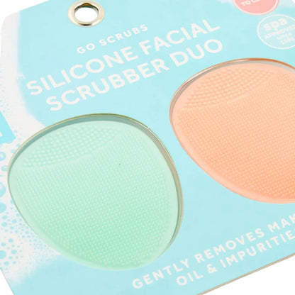 Silicone Facial Scrubber Duo