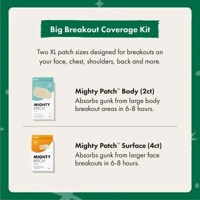 Hero | Big Breakouts Gift Set 6ct (Parches extra grandes)