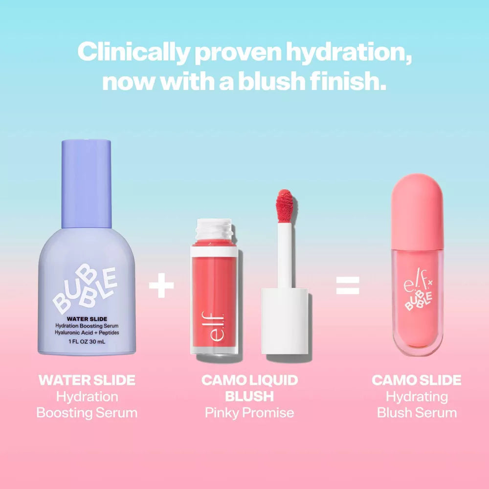 Preventa Elf x Bubble Camo Slide Hydrating Blush Serum - Pinky Promise
