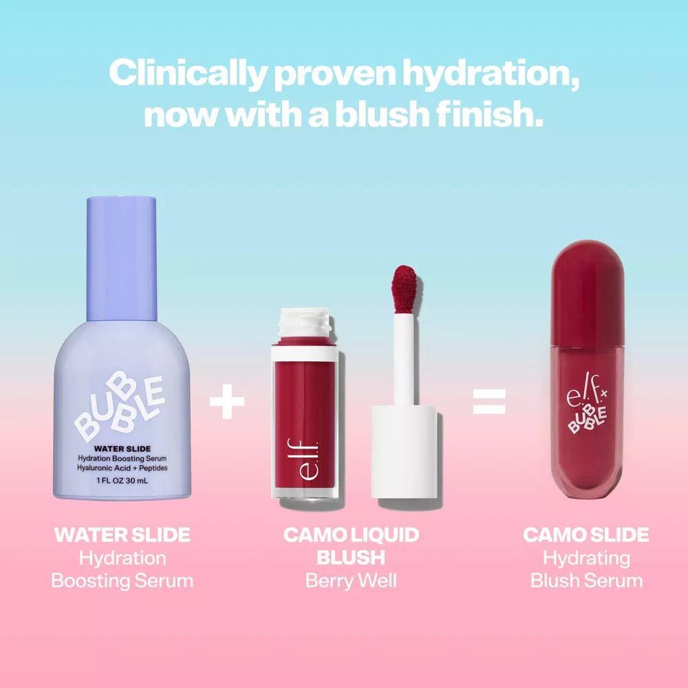 Preventa Elf x Bubble Camo Slide Hydrating Blush Serum - Berry Well