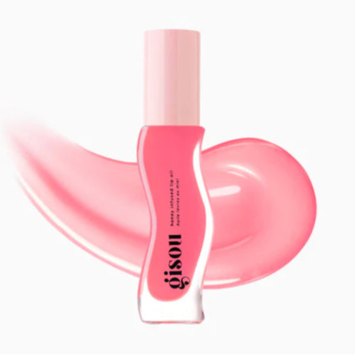 Honey Infused Hydrating Lip Oil Gisou Raspberry Swirl