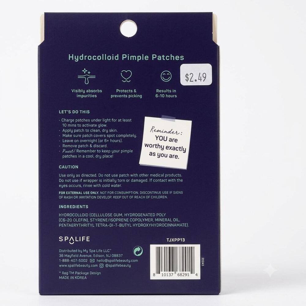 My Spa Life | Glow in the Dark (Stars) Hydrocolloid Pimple Patches