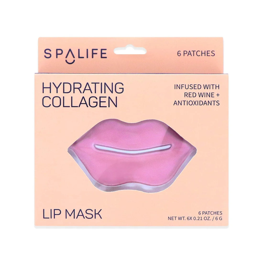 New My Spalife | Collagen & red wine hydrating lip mask | Parches colágenos para labios con vino tinto