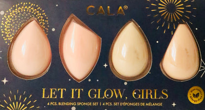 CALA | Let it glow,Girls 4 pcs sponge