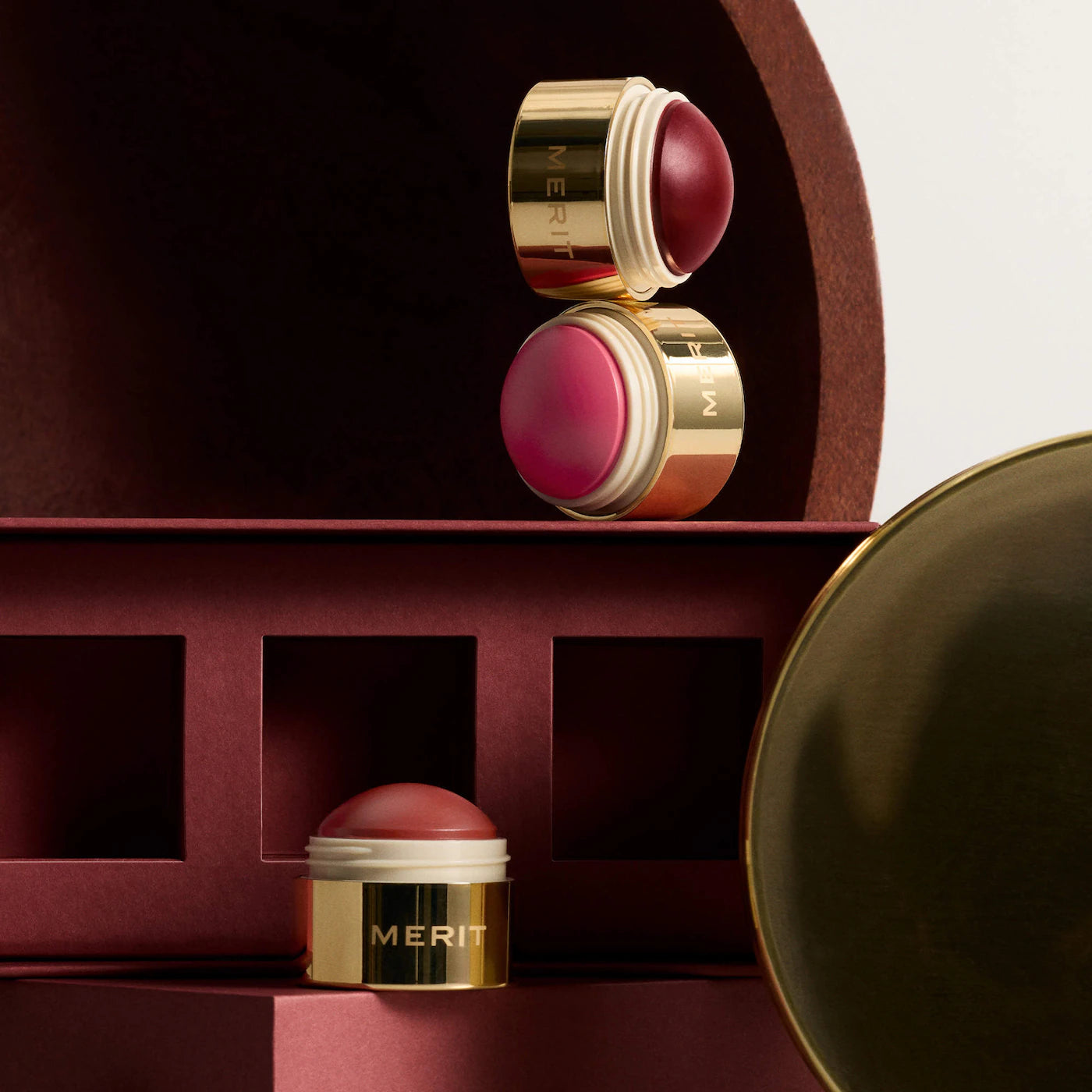 Merit The Mini Flush Blush Balm Trio