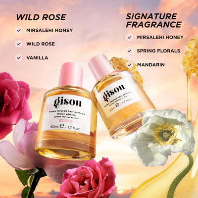 Gisou | Mini  Honey Infused Hair Perfume | Wild Rose