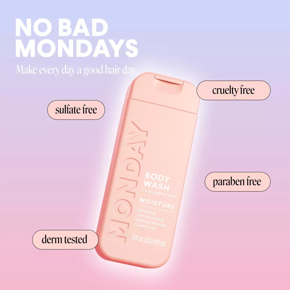 New MONDAY Hair & Body Travel Set