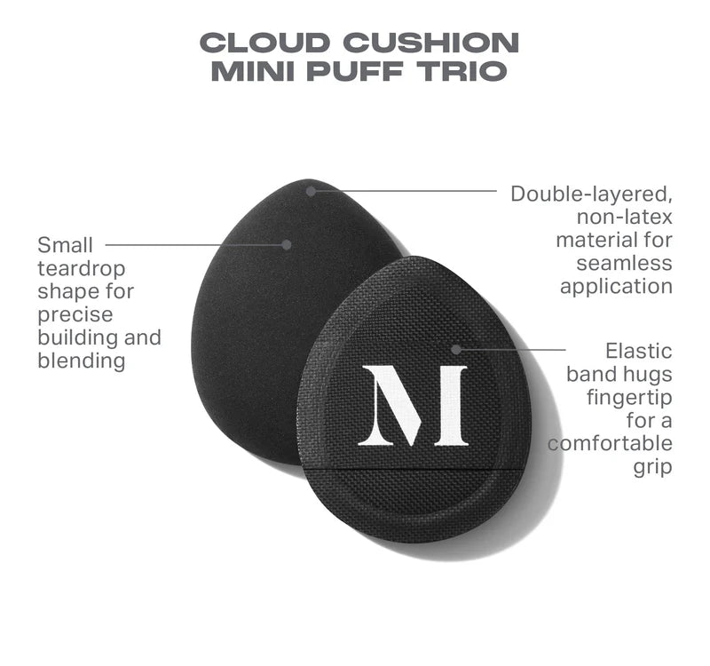 Morphe Cloud Cushion Mini Puff Trio