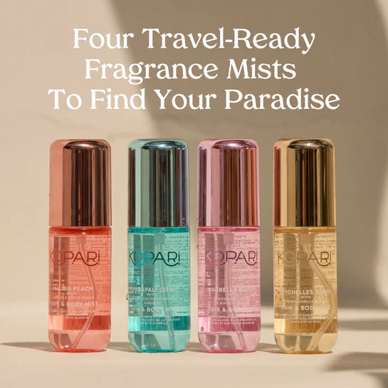 Kopari | Scents of Paradise Women's Hair & Body Mist Kit 4Pcs