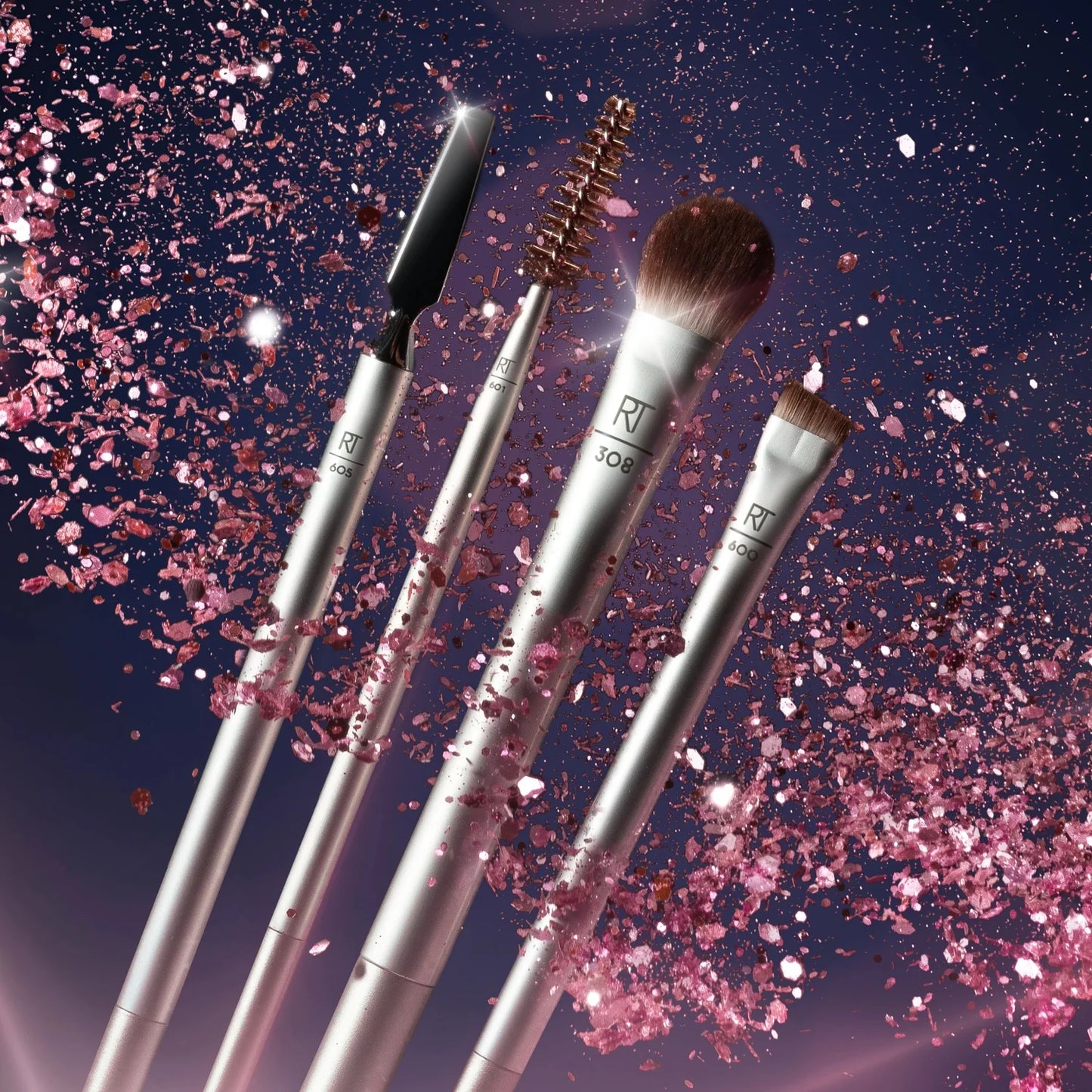 Real Techniques Chasing Stars Limited Edition Eye + Brow Brush Set