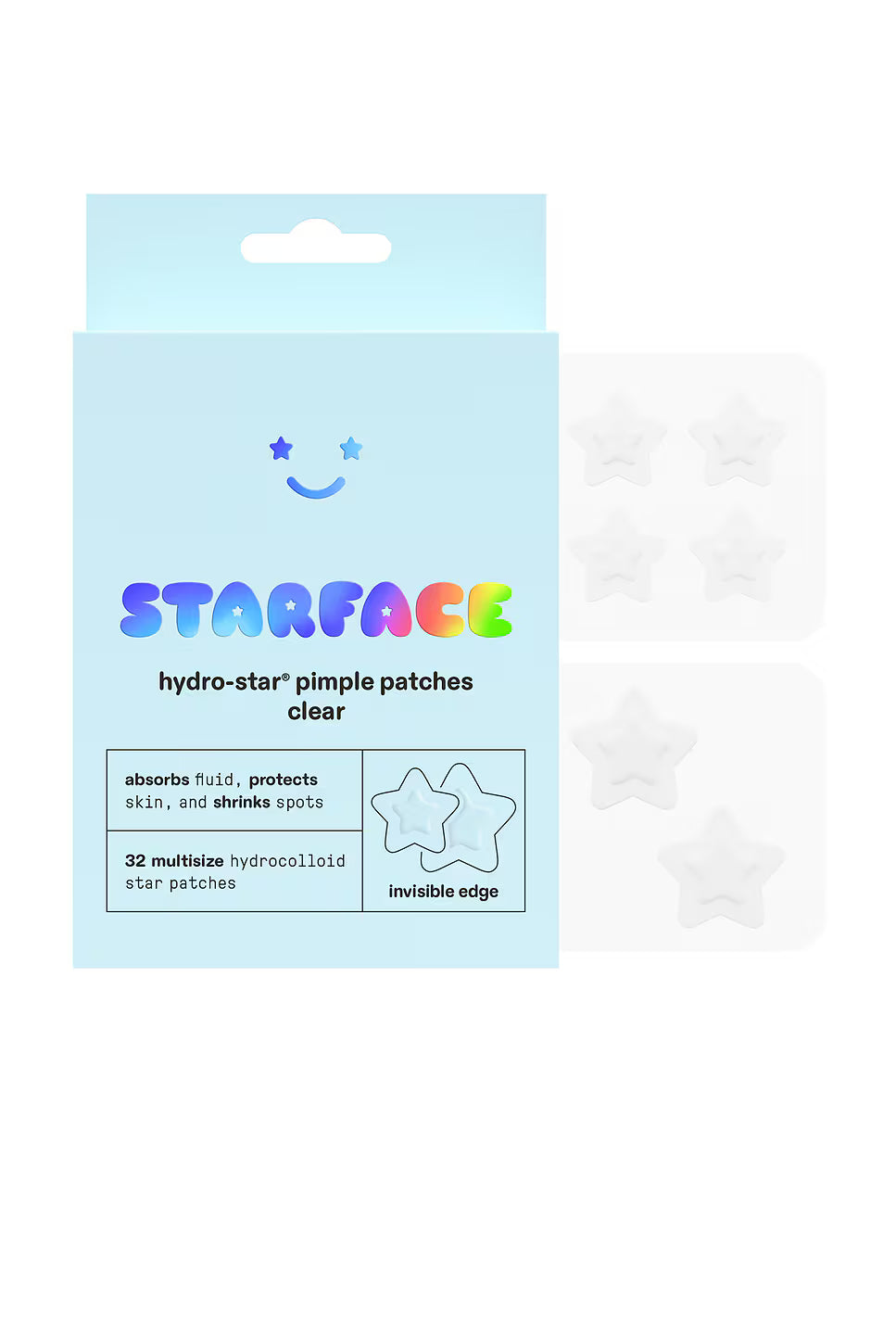 New Starface | Hydro Star Clear Pimple Patches | 32 parches